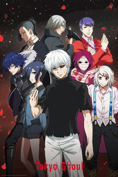 Tokyo Ghoul Group Poster 61X91 5cm | Yourdecoration.it