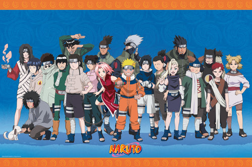 Naruto Konoha Ninjas Poster 91 5X61cm | Yourdecoration.it