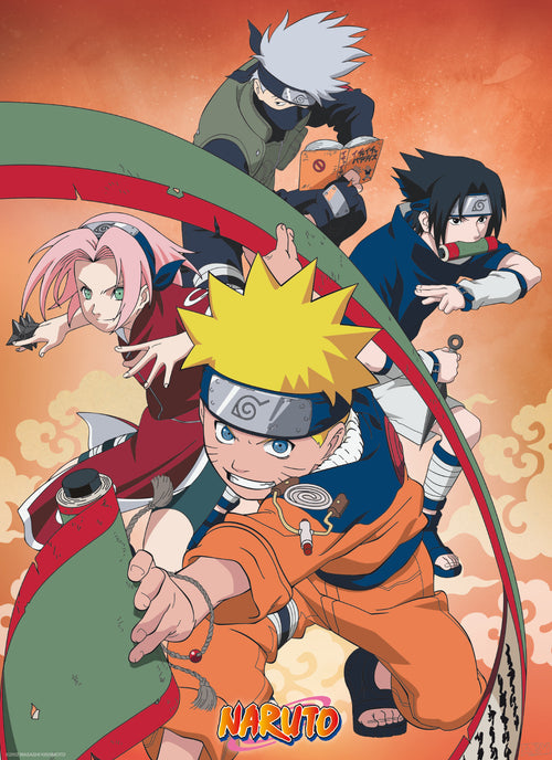 Naruto Team 7 Poster 38X52cm | Yourdecoration.it