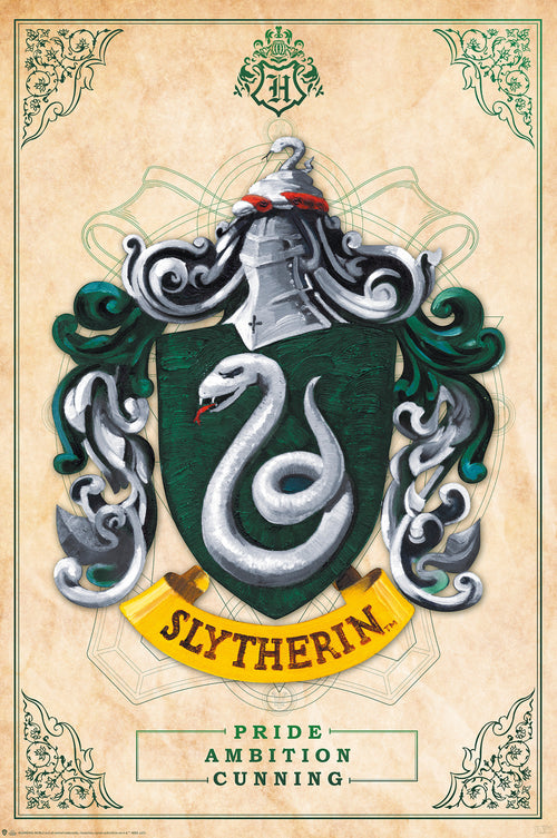 Harry Potter Slytherin Poster 61X91 5cm | Yourdecoration.it