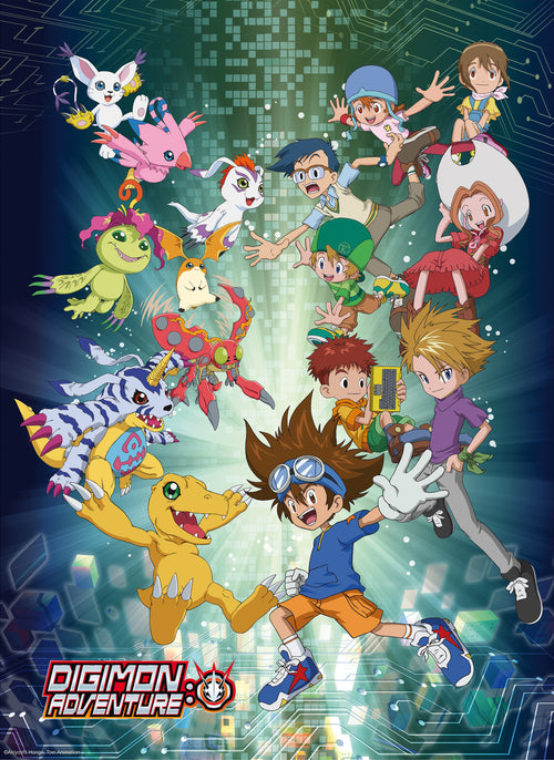 abystyle gbydco154 digimon digi world poster 38x52cm | Yourdecoration.it