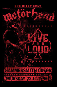Abystyle Gbydco170 Motorhead Loud And Live Poster 61x91,5cm | Yourdecoration.it