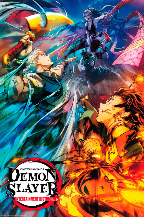 Abystyle Gbydco218 Demon Slayer Key Art 2 Poster 61x91,5cm | Yourdecoration.it