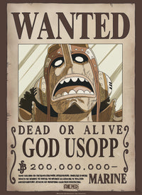 Abystyle Gbydco232 One Piece Wanted God Usopp Poster 38x52cm | Yourdecoration.it