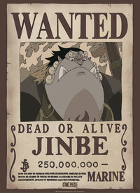 Abystyle Gbydco237 One Piece Wanted Jinbe Poster 38x52cm | Yourdecoration.it