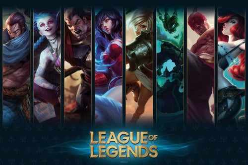 GBeye League of Legends Champions Poster 91.5x61cm | Yourdecoration.it