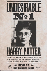 Gbeye Harry Potter Undesirable Nr 1 Poster 61X91 5cm | Yourdecoration.it