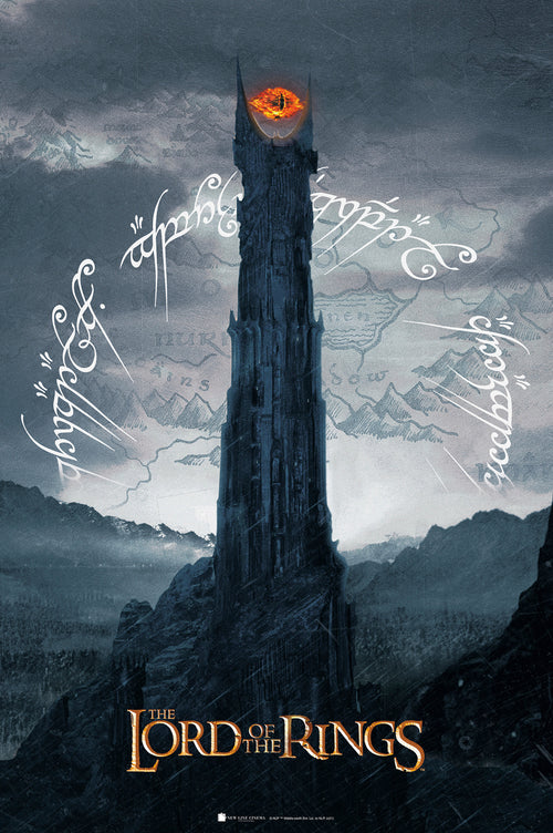 Gbeye Lord Of The Rings Sauron Tower Poster 61X91 5cm | Yourdecoration.it