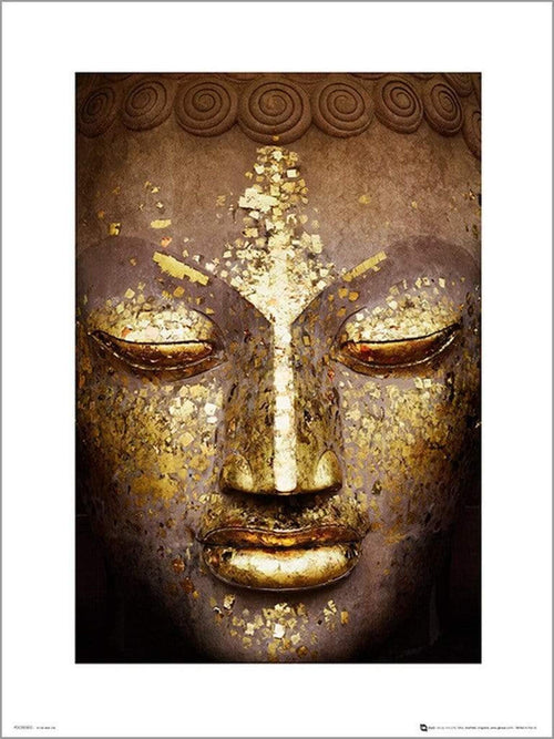 Stampa d'arte Buddha Gold 50x70cm