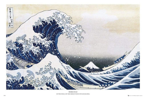 GBeye Hokusai Great Wave Poster 91,5x61cm | Yourdecoration.it