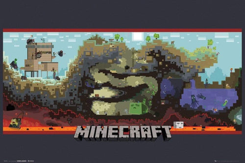 GBeye Minecraft Underground Poster 91,5x61cm | Yourdecoration.it