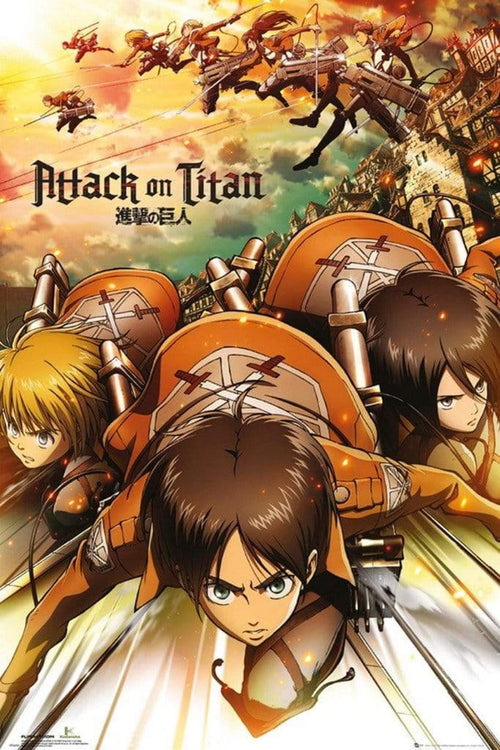 GBeye Attack on Titan Attack Poster 61x91,5cm | Yourdecoration.it