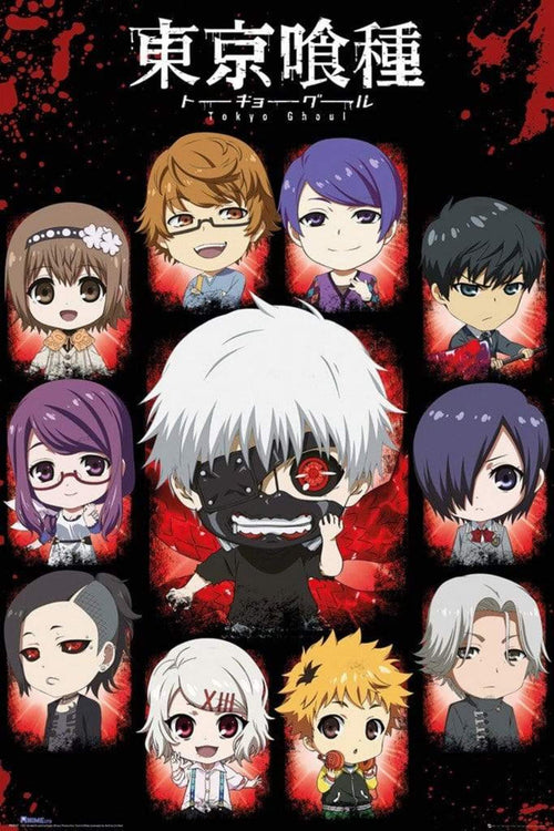GBeye Tokyo Ghoul Chibi Characters Poster 61x91,5cm | Yourdecoration.it
