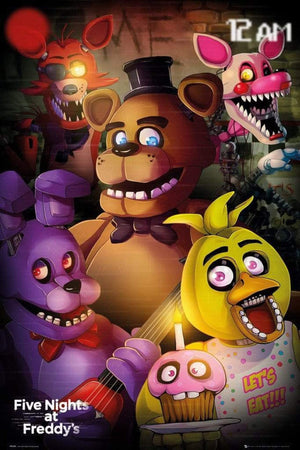 GBeye Five Nights at Freddys Group Poster 61x91,5cm | Yourdecoration.it