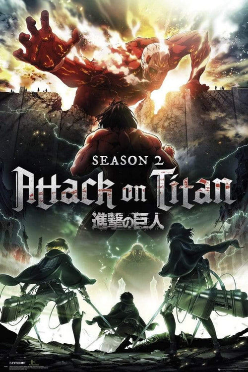 GBeye Attack on Titan Season 2 Key Art Poster 61x91,5cm | Yourdecoration.it
