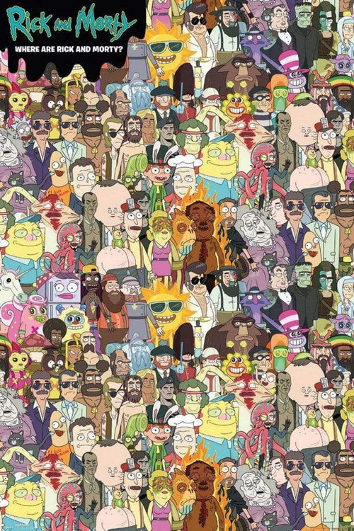 GBeye Rick and Morty Where Are Rick and Morty Poster 61x91,5cm | Yourdecoration.it
