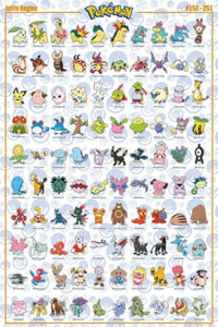 GBeye Pokemon Johto Pokemon Poster 61x91,5cm | Yourdecoration.it