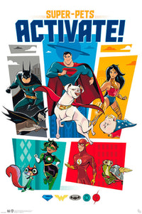 Gbeye GBYDCO069 Dc Comics League Of Superpets Activate Poster 61x 91-5cm | Yourdecoration.it