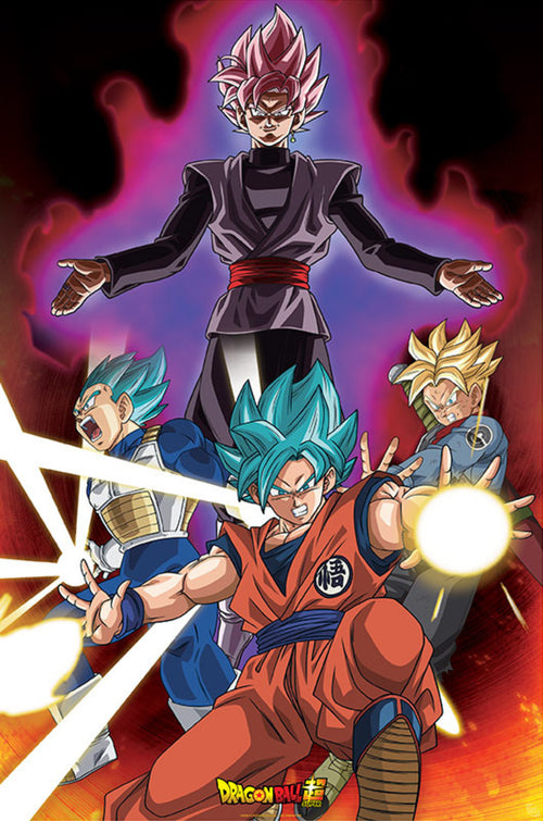 gbeye gbydco136 dragon ball super goku black poster 61x91 5cm | Yourdecoration.it