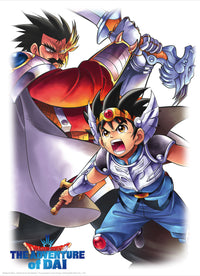 gbeye gbydco189 dragon quest dai and baran poster 38x52cm | Yourdecoration.it