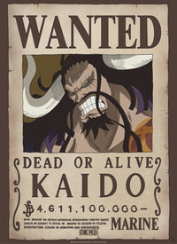 gbeye gbydco265 one piece wanted kaido poster 38x52cm | Yourdecoration.it