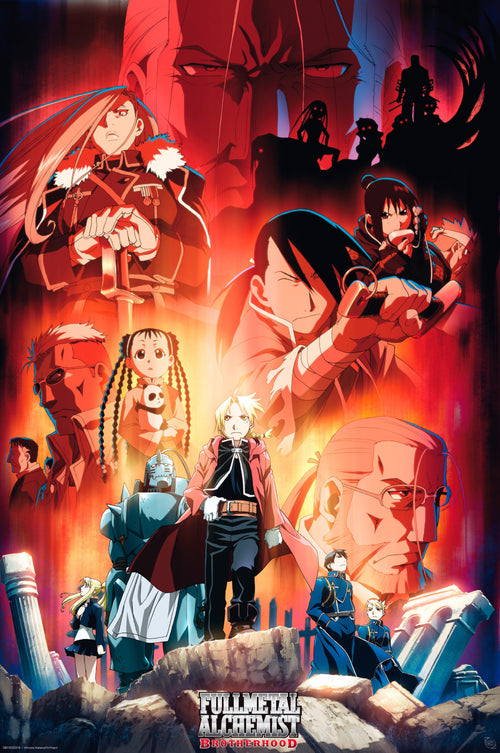 Gbeye Gbydco319 Fullmetal Alchemist Key Art Poster 61x91 5cm | Yourdecoration.it