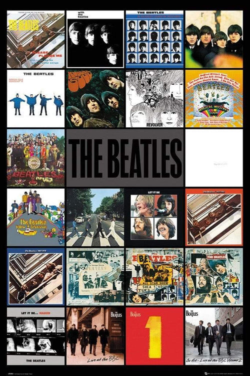 GBeye The Beatles Albums Poster 61x91,5cm | Yourdecoration.it