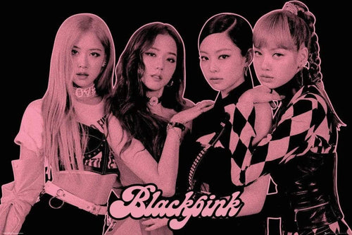 GBeye Black Pink Group Pink Poster 61x91,5cm | Yourdecoration.it