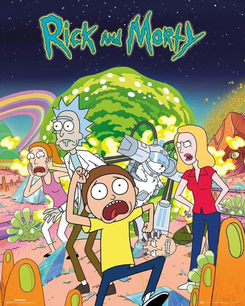GBeye Rick and Morty Group Poster 40x50cm | Yourdecoration.it