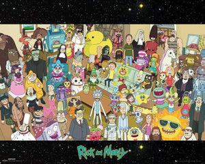 GBeye Rick and Morty Cast Poster 50x40cm | Yourdecoration.it