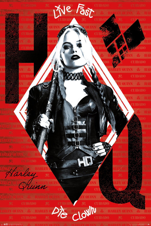 Gbeye The Suicide Squad Harley Poster 61X91 5cm | Yourdecoration.it