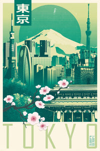 Gbeye Japan Tokyo Poster 61X91 5cm | Yourdecoration.it