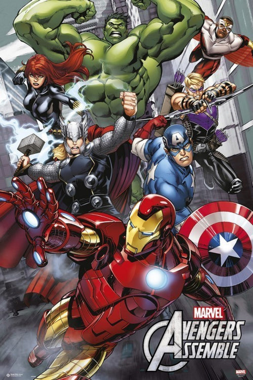 Grupo Erik GPE4802 Marvel Avengers Assemble Poster 61X91,5cm | Yourdecoration.it