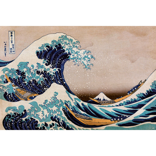 Grupo Erik GPE5239 The Great Wave Off Kanagawa Poster 91,5X61cm | Yourdecoration.it