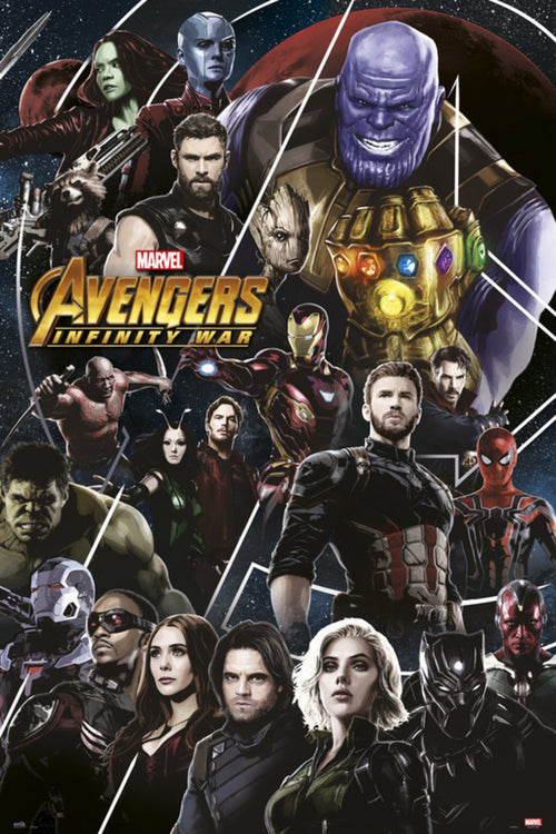 Grupo Erik GPE5243 Avengers Infinity War 2 Poster 61X91,5cm | Yourdecoration.it