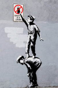 Grupo Erik GPE5302 Brandalised Grafitti Is A Crime Poster 61X91,5cm | Yourdecoration.it