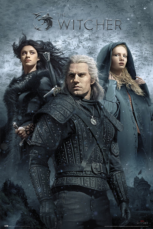 Grupo Erik GPE5464 The Witcher Characters Poster 61X91,5cm | Yourdecoration.it