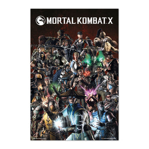 Grupo Erik GPE5510 Mortal Kombat Characters Poster 61X91,5cm | Yourdecoration.it