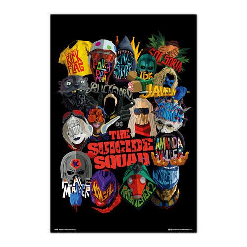 Grupo Erik GPE5519 Dc Comics Suicide Squad Graphics Poster 61X91,5cm | Yourdecoration.it