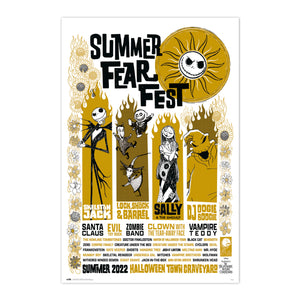 Grupo Erik GPE5521 Disney Nightmare Before Christmas Summer Fear Fest Poster 61X91,5cm | Yourdecoration.it