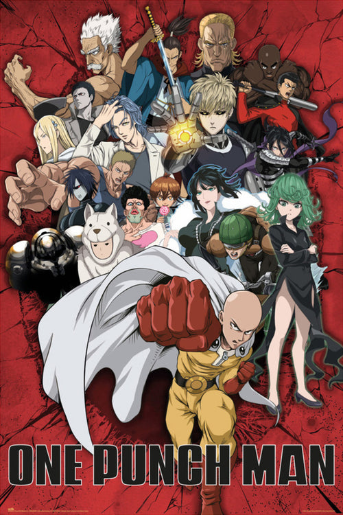 Grupo Erik Gpe5622 One Punch Man Heroes Poster 61x91 5cm | Yourdecoration.it