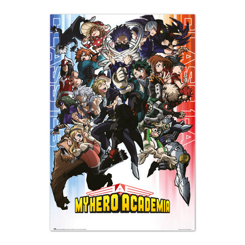 Grupo Erik Gpe5624 Poster My Hero Academia Class 1 A And Class 1 B | Yourdecoration.it