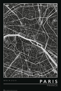 Grupo Erik Gpe5637 Paris City Map Poster 61x91 5cm | Yourdecoration.it