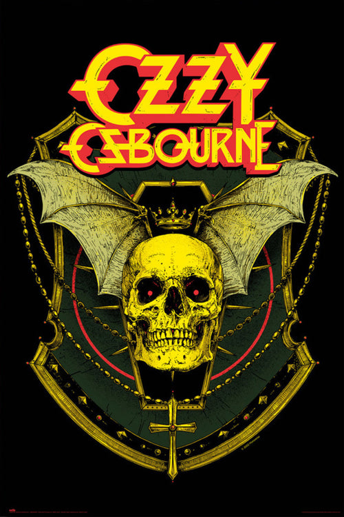 Grupo Erik Gpe5708 Ozzy Osbourne Skull Poster 61x91 5cm | Yourdecoration.it