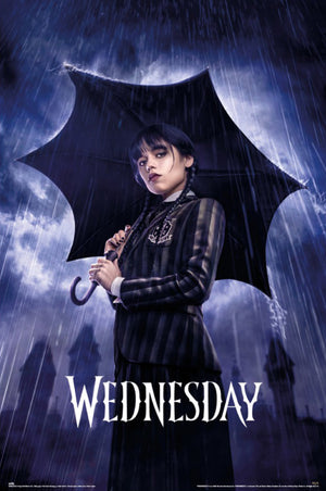 grupo erik gpe5735 wednesday umbrella poster 61x91 5cm | Yourdecoration.it