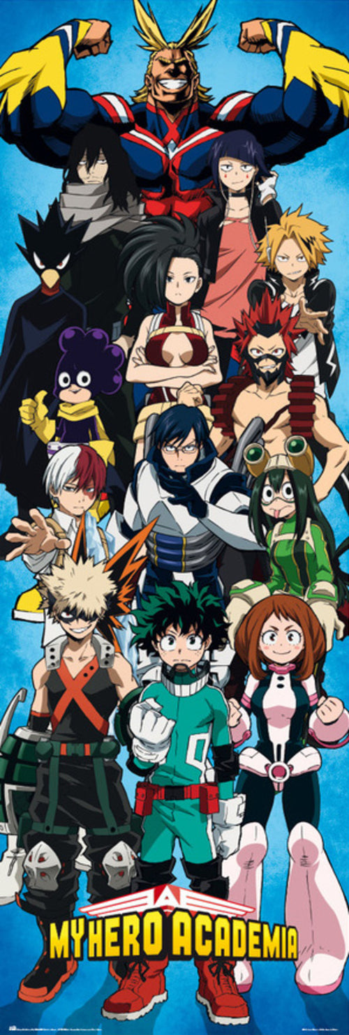 Grupo Erik Ppge8096 My Hero Academia All Characters Poster 53x158cm | Yourdecoration.it