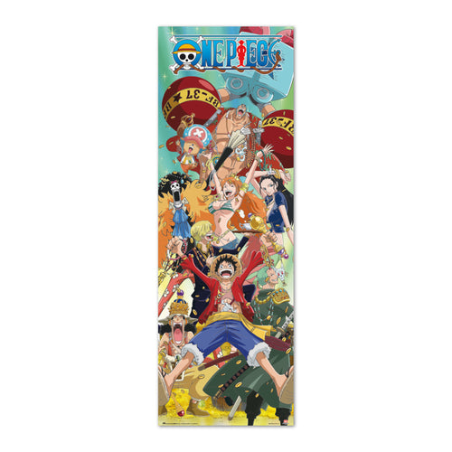 Grupo Erik Ppge8097 Puerta One Piece All Characters Poster 53X158cm | Yourdecoration.it