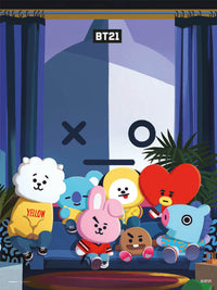 grupo erik bt21 all characters stampa artistica 30x40cm | Yourdecoration.it