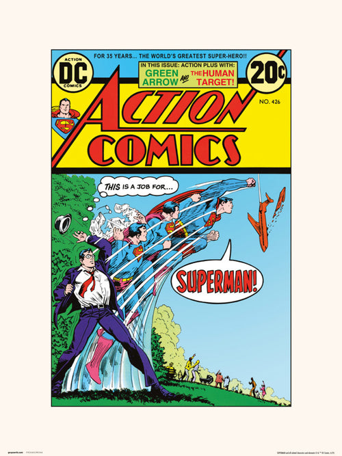 grupo erik dc action comics 426 stampa artistica 30x40cm | Yourdecoration.it