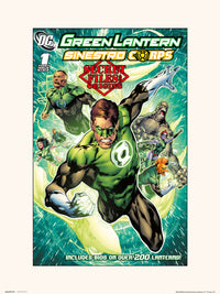 grupo erik dc comics green lantern sinestro corps 1 stampa artistica 30x40cm | Yourdecoration.it